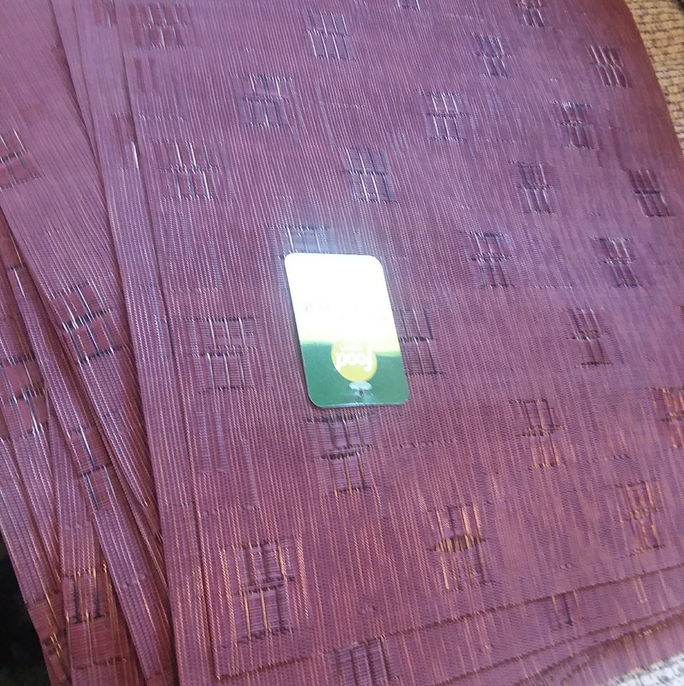 Food Network woven vinly placemats